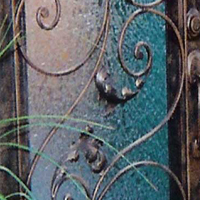 Spanish Wrought Iron Door