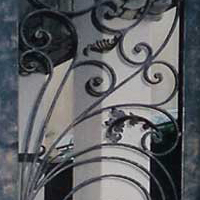 Wrought Iron Door