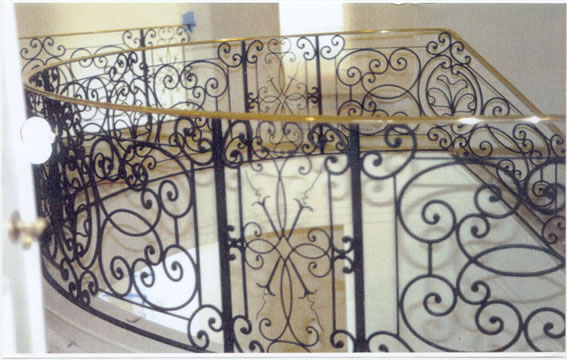 custom hand rails southern california hand forged wrought iron by universal ornamental iron works