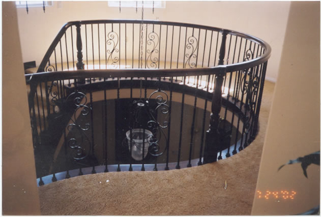 custom hand rails southern california hand forged wrought iron by universal ornamental iron works