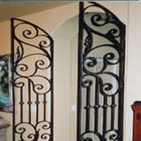 Iron Living Room Door