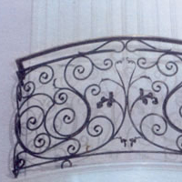 Ornamental Iron Spanish balcony